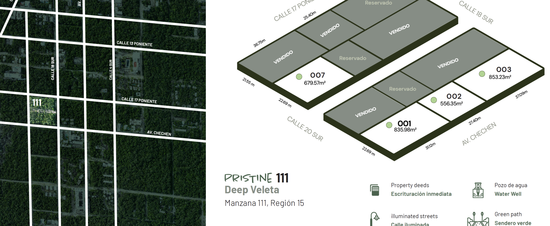 terrenos para construir villa de lujo en tulum. Pristine 111 Tulum